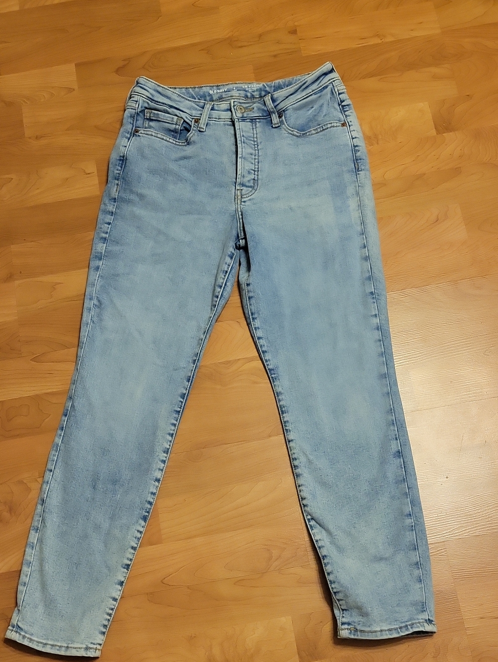 Old Navy Light Blue High-Rise OG Straight  Jeans